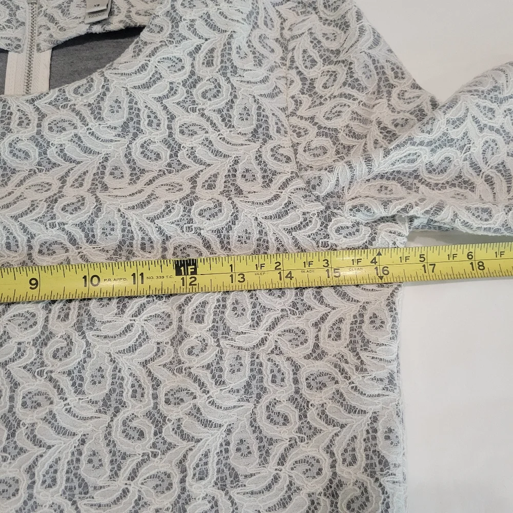 J. Crew Peplum Lace Top Size XS